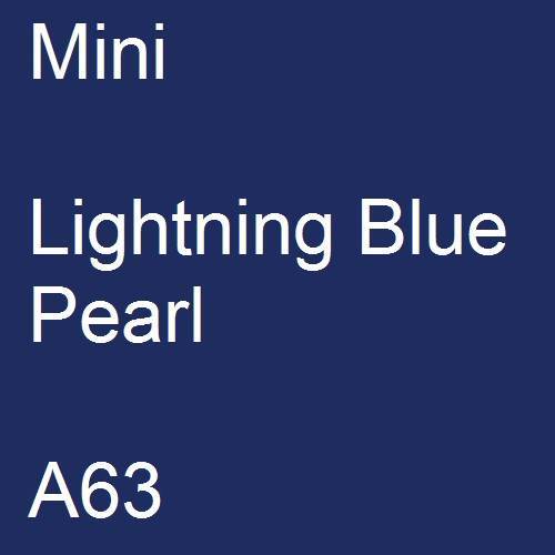 Mini, Lightning Blue Pearl, A63.